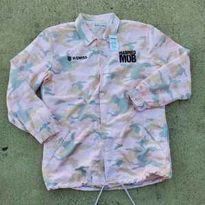 NWT K-Swiss MTTH Windbreaker Jacket sz Medium